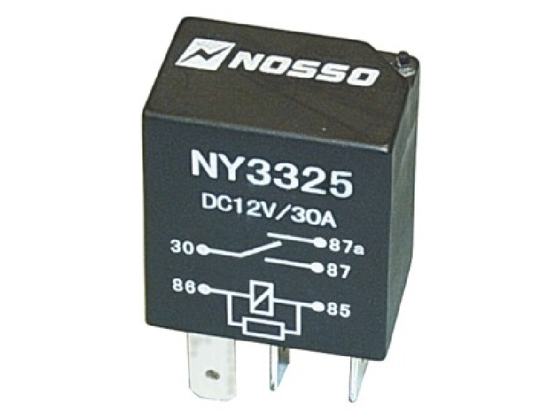 NY3325 - MICRO RELAY 12V 30 5T INVERSOR - CON RESISTOR